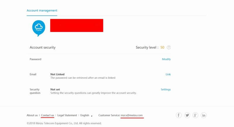 Полное удаление учетной записи Flyme через компьютер