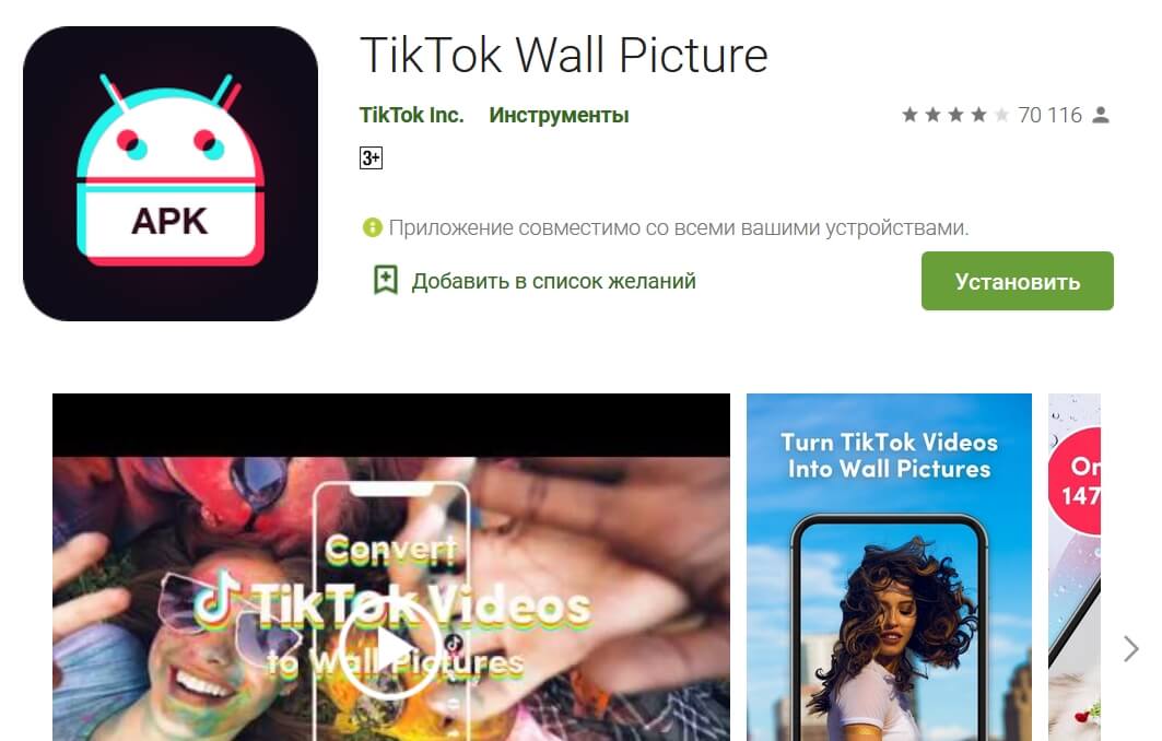 TikTok Wall Picture